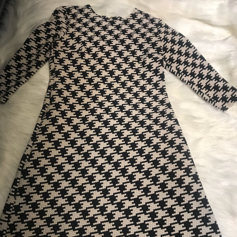Houndstooth Swing Dress